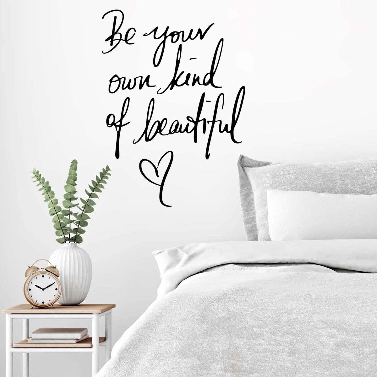 Dailygoods- Muursticker Inspirerende Citaten - Wanddecoratie Kinderkamer - Wanddecoratie Slaapkamer - Wanddecoratie Woonkamer - Wanddecoratie Keuken - Positieve Sfeer