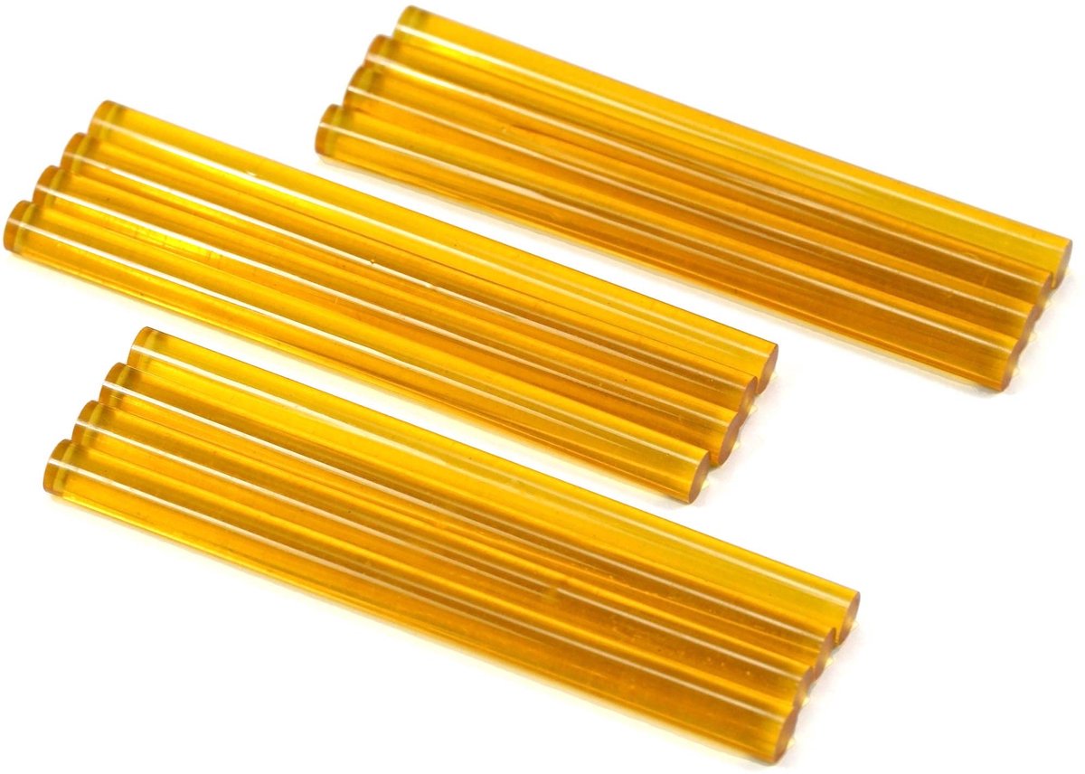Dailygoods- Haarextensions Keratine Lijm Bond Sticks - 12 Stuks - Geschikt voor Synthetisch/Menselijk Haar - Lengte 10cm - Diameter 0.7cm - Professioneel Gebruik - Haarverlenging