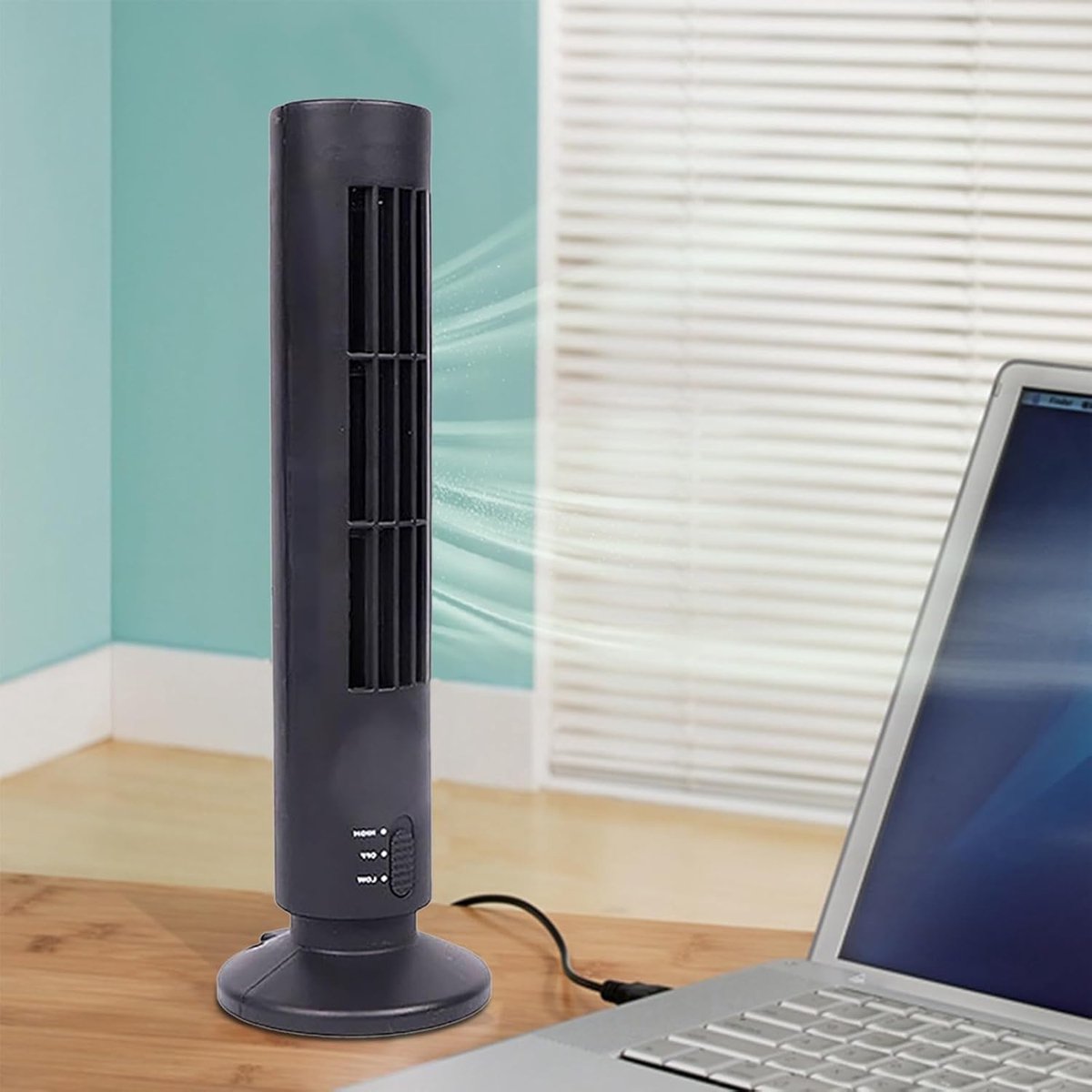 Elektrische Torenventilator - Verticale Ventilator - Ruimte Koelen - Laag Geluidsniveau - 7-uurs Timer - Wit