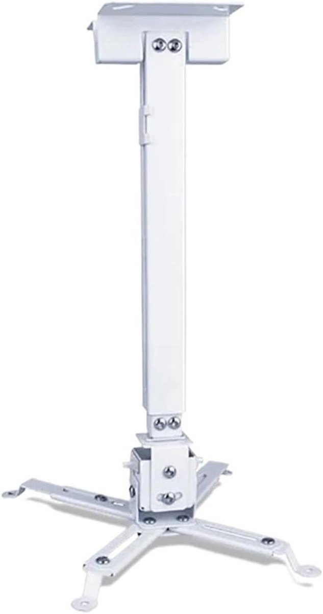 Projector Beugel - Projector Ophanging - Thuisbioscoop Creëren - Verstelbare Lengte - 43-65 cm - Wit