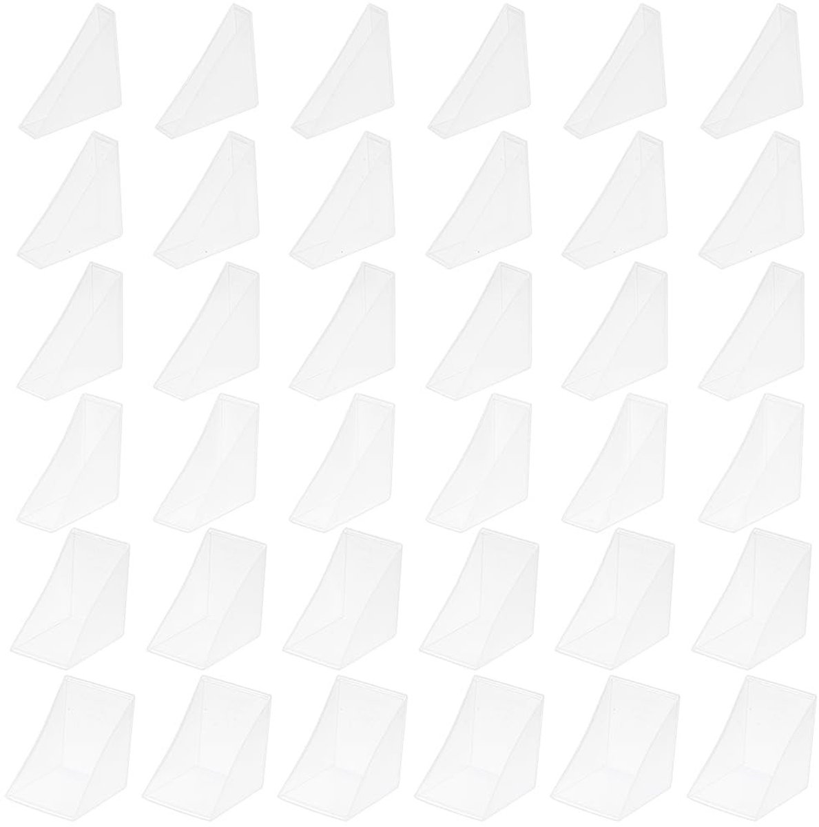 Dailygoods- Hoekbeschermers 36 Stuks - Driehoekige Bescherming - Transparante Covers - Randbescherming voor Tafel - Veiligheid voor Baby's - Schokbestendig Plastic