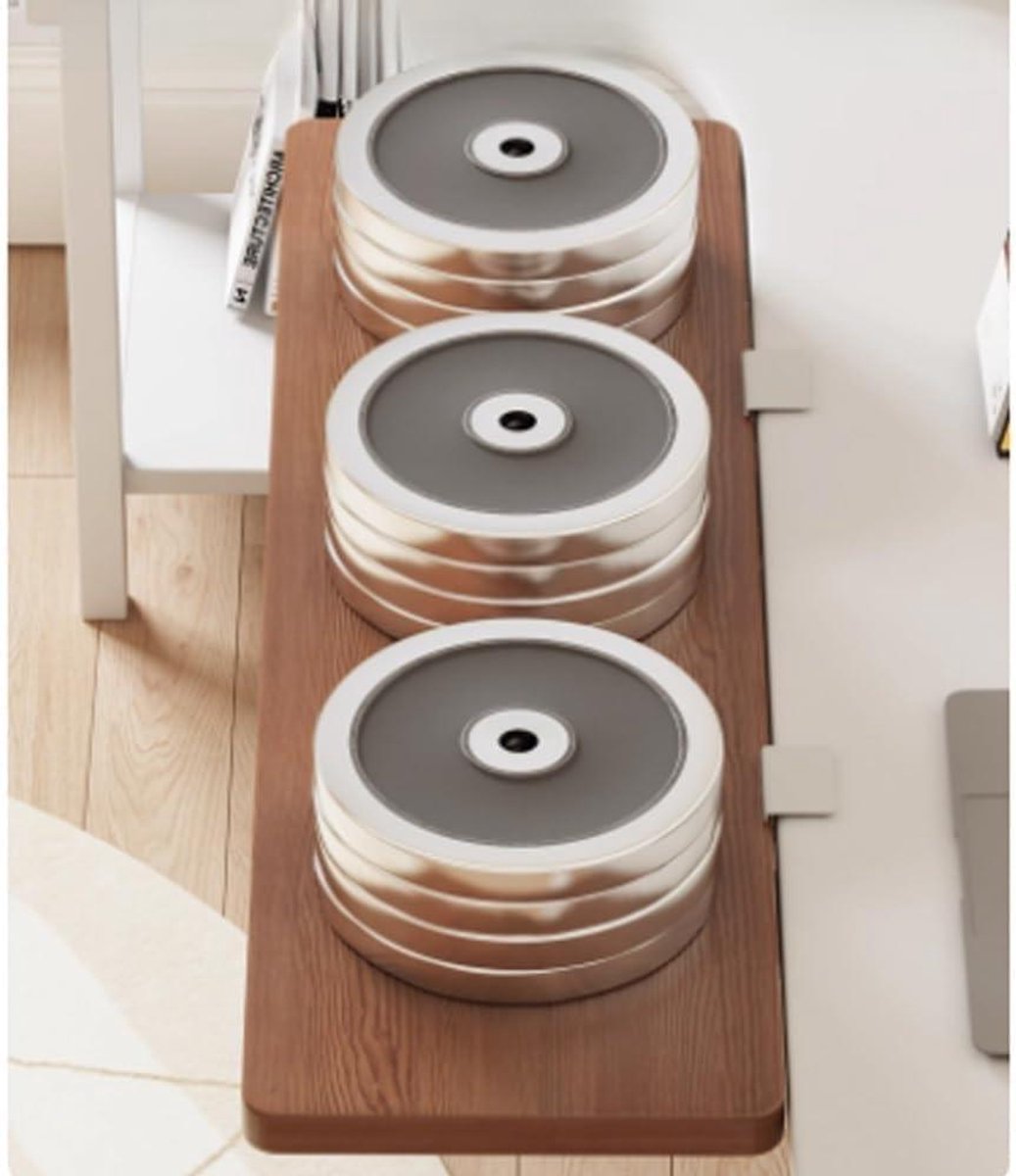 Opvouwbare toetsenbordlade - Bureauverlenging plank - Comfortabel typen - Geen boor tafel mount - 50 x 25 cm - Houtkleur