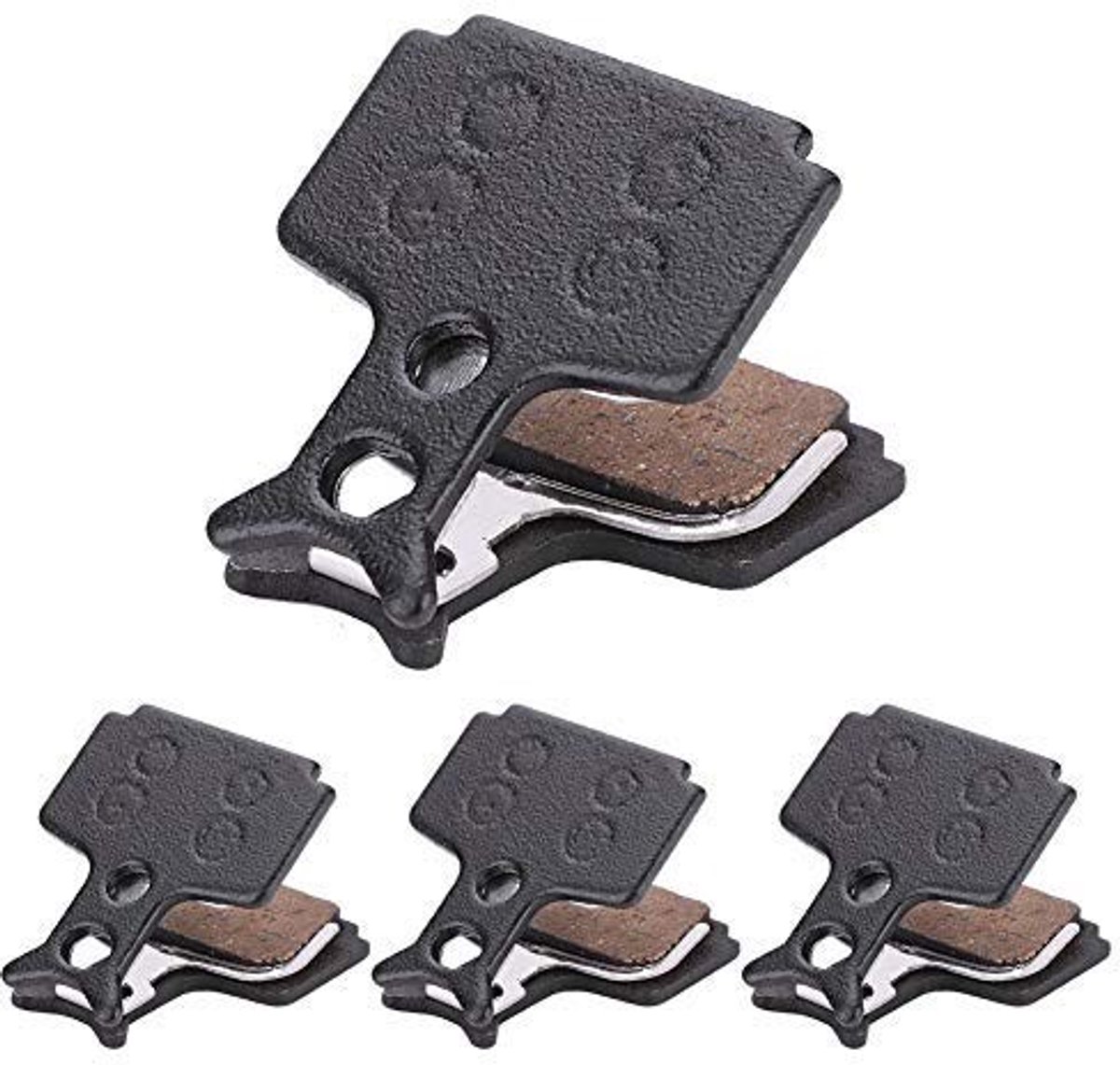 Dailygoods- Remblokken Gloednieuw - Remblokken Fiets - Remblokken Formula R1/R1R/RO/RX/T1 - Remblokken The Mega/The One - Remblokken Organische Kunsthars - Afmetingen 2,8 x 3,5 cm - Fietsremmen