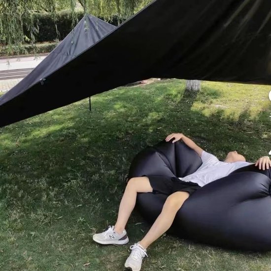 Opblaasbaar auto matras - Kampeerbed achterbank - Comfortabel reizen - Hoge kwaliteit materiaal - Normaal formaat - A — afbeelding 3