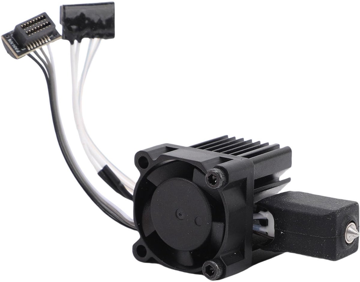 Dailygoods- Hotend Kit Geïntegreerd Mondstuk 0,2 Mm - 3D Printer - Hoge Efficiëntie Afdrukken - Duurzaam Ontwerp - Temperatuurregeling - Veiligheidsventilator