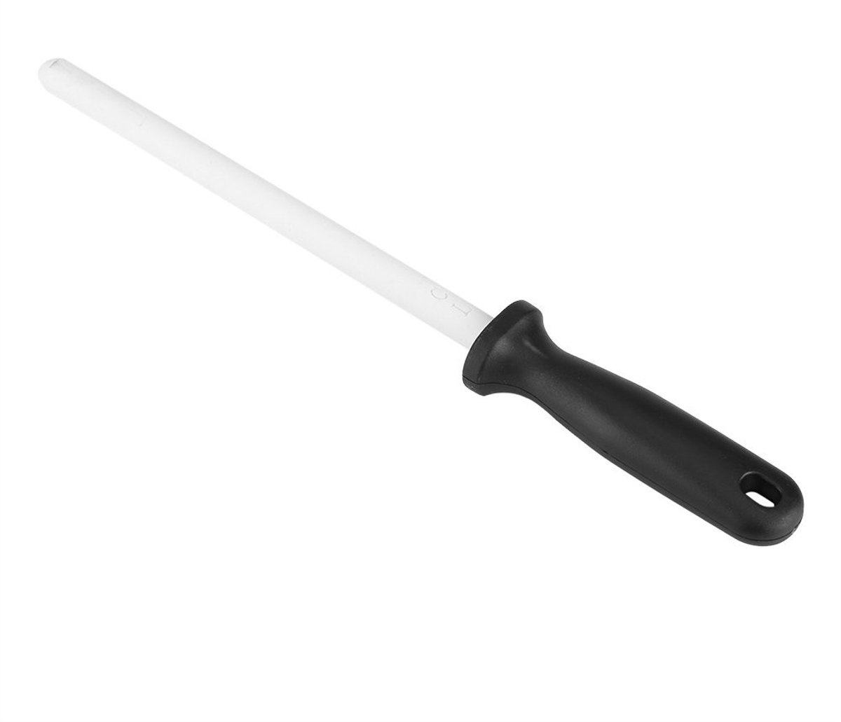 Dailygoods- Slijpstaaf Keramisch - Slijpsteen voor Messen - Multifunctioneel - Duurzaam - 8 Inch - Stabiele Handgreep