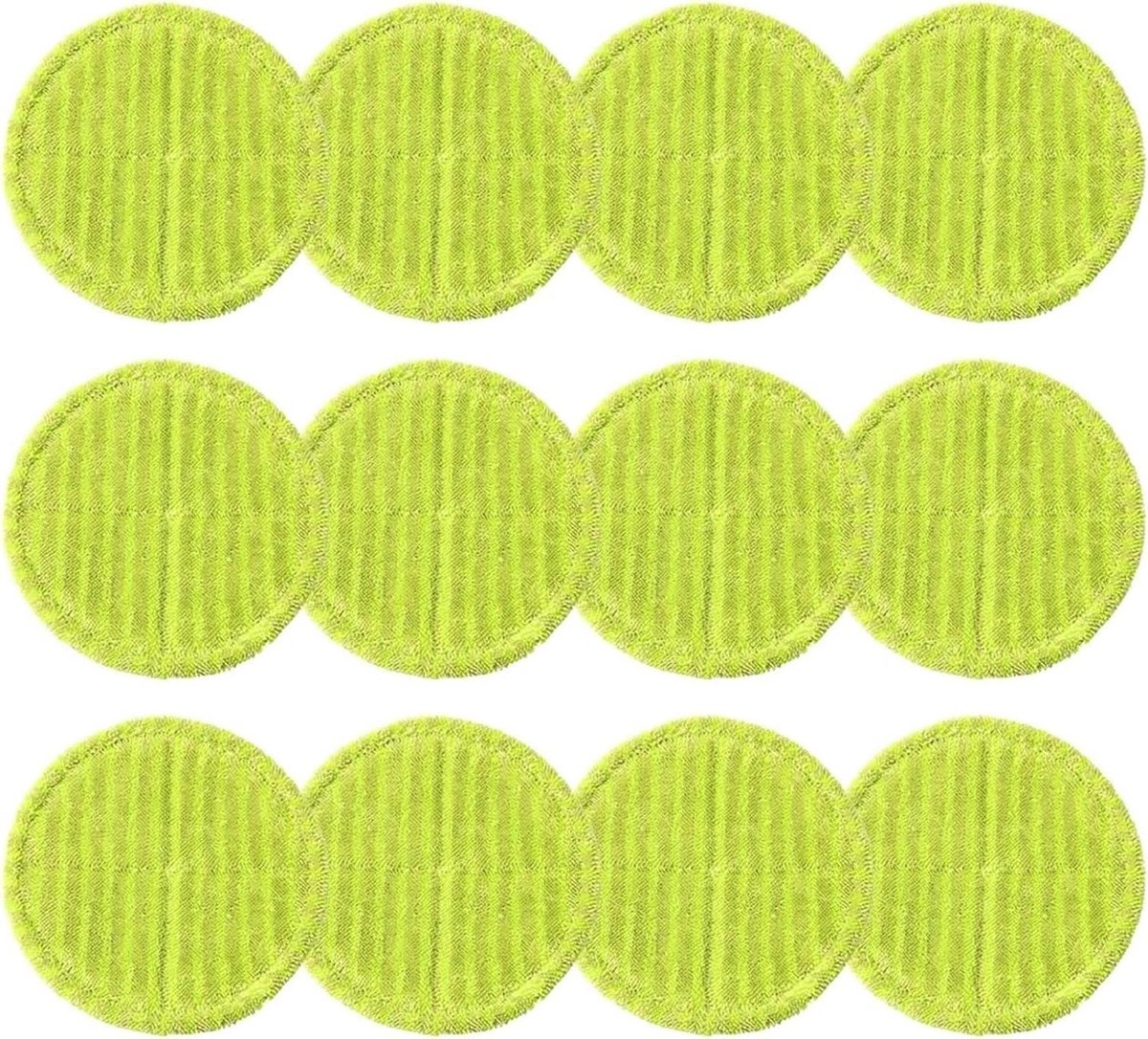 Dweil Pads - Doeken Navullingen - Robotstofzuiger Onderhoud - Verbeterde Reinigingsefficiëntie - 16 cm - Groen