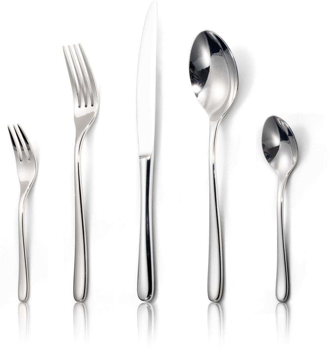 Dailygoods- Bestekset 30-delig voor 6 personen - Roestvrij staal 18/10 - Vaatwasserbestendig - Hoogwaardige kwaliteit - Ergonomisch ontwerp - Gepolijst oppervlak - Eetset
