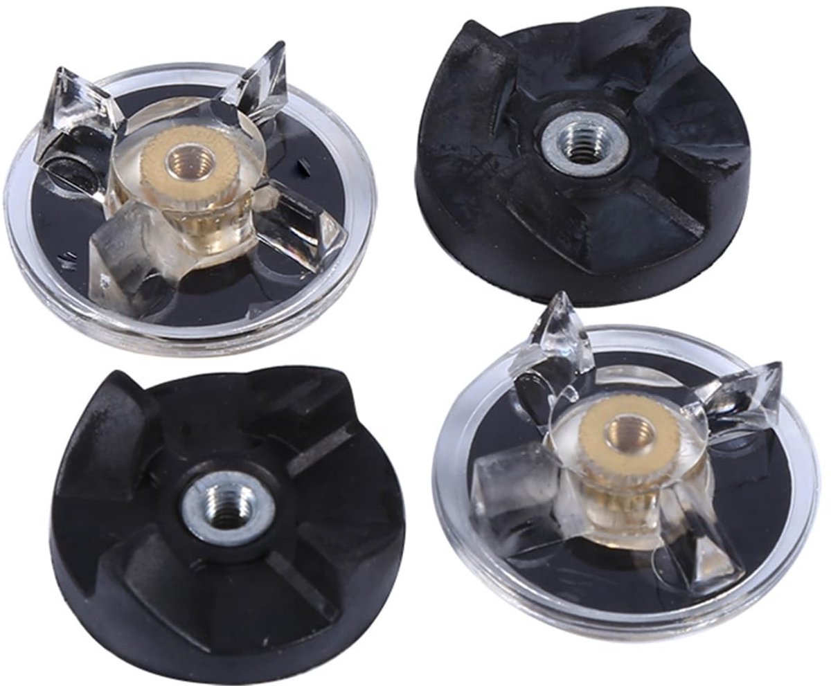Dailygoods- Mesversnelling Vervangen - 2 Basisversnellingen - 2 Rubberen Tandwielen - Voor 250W Sapcentrifuge - Kunststof/Rubber/Metaal - Diameter 3-3,2 cm - Sapcentrifugeonderdelen