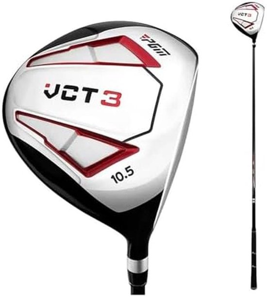 Golfwood Set - Golfclubs Heren Dames - Golfen Verbeteren - Vergrote Sweet Spot - 114.3 cm - Zwart Rood — afbeelding 4