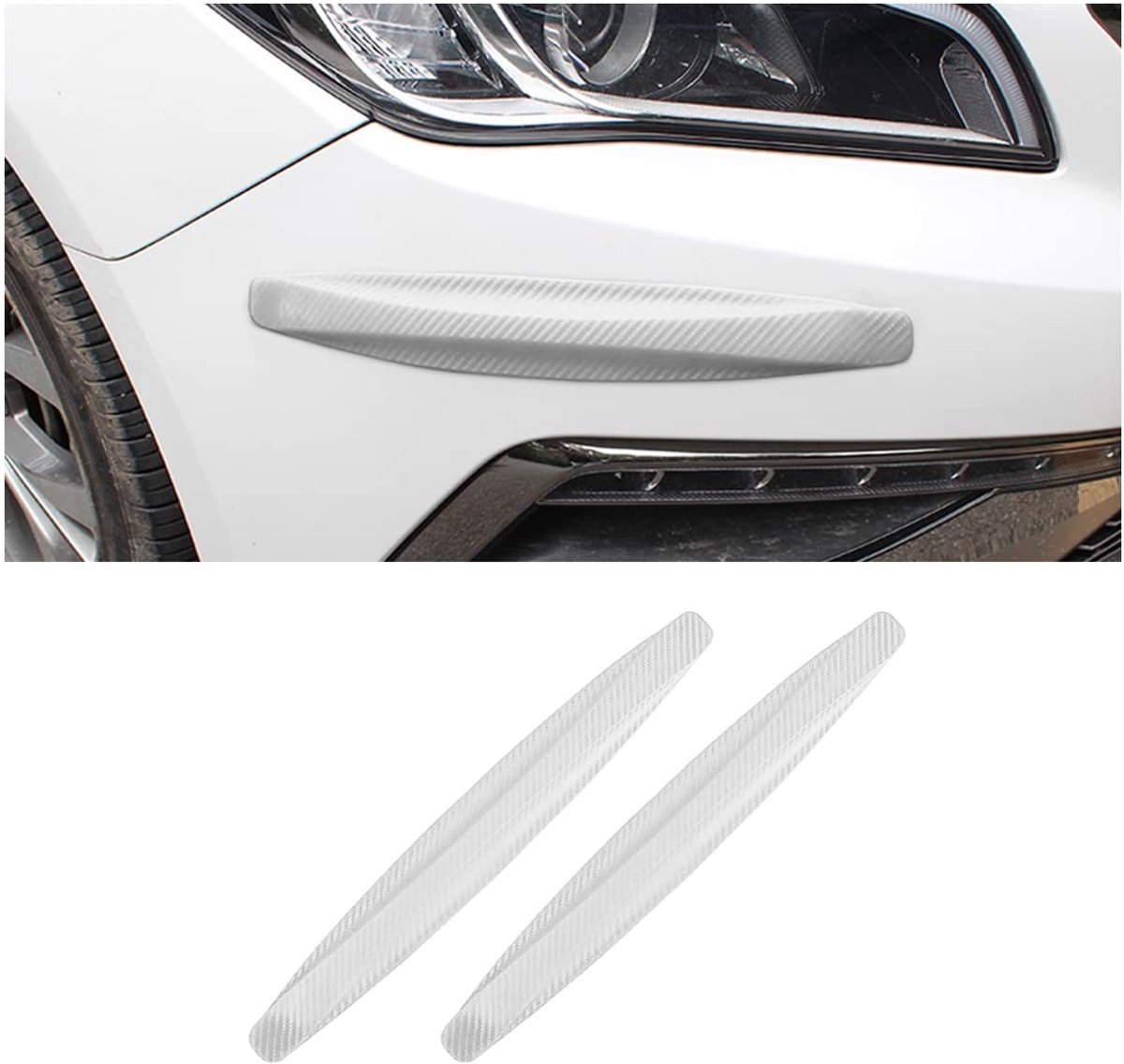 Dailygoods- Autodeurbescherming 2 Stuks - Krasbescherming Rubber - Universele Botsingsbescherming - Voor Auto's/SUV's/Vrachtwagens - Stijlvolle Esthetiek - Schokbestendig - Deurrandbeschermer
