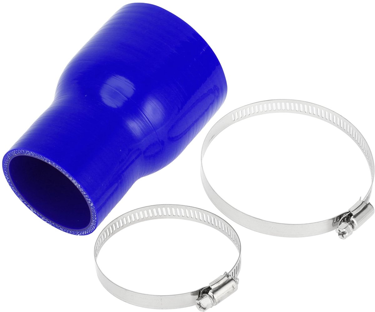 Dailygoods- Silicone Slang 4-Laags - Koppeling - 5mm Dikte - 127mm Lengte - Blauw - Bestand tegen Hoge Temperatuur - Koelslang