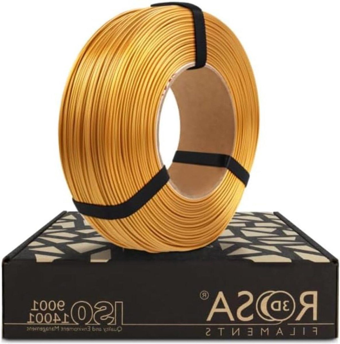 3D Printer Filament - PETG Draad - Objecten Printen - Hoge Chemische Bestendigheid - 175 mm - Goud Metallic