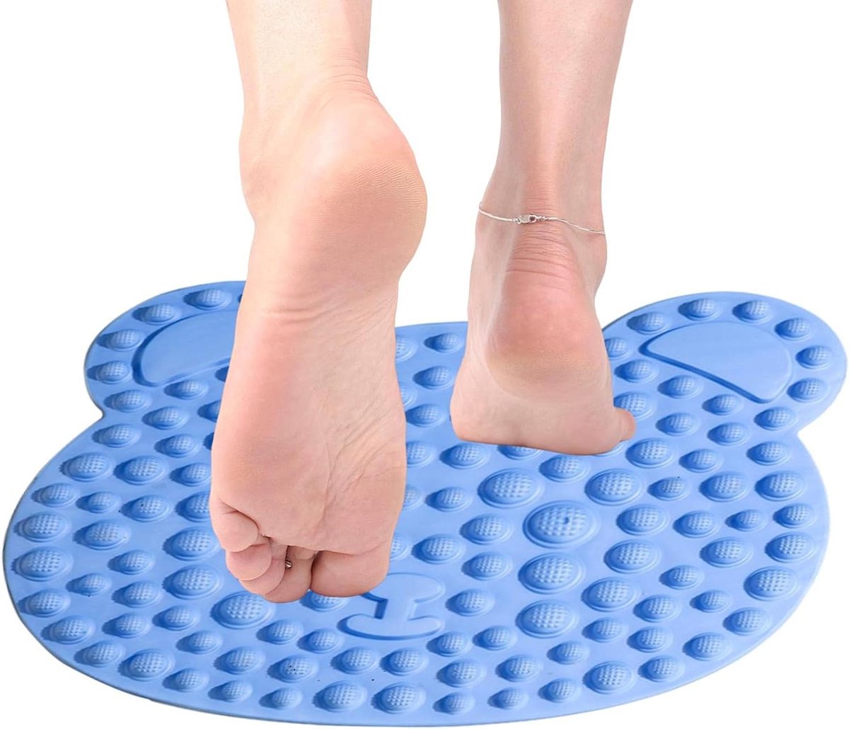 Voetmassagepad - Plantaire mat - Ontspanning en herstel - Ergonomisch ontwerp - 47 x 39 cm - Grijs