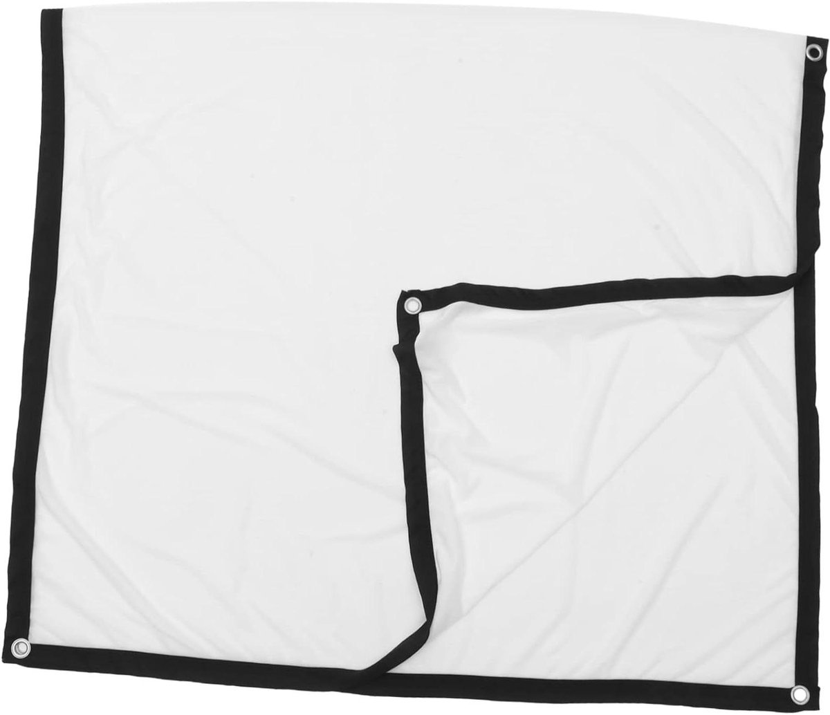 Projectiescherm Vouwbaar - Filmscherm Draagbaar - Filmavonden Thuis - Anti-kreuk Coating - 72 inch - Wit