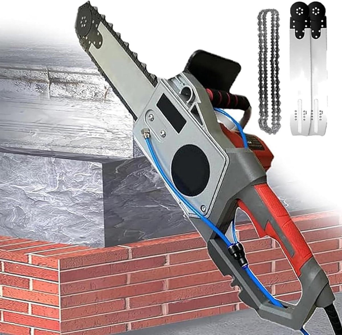 Elektrische Betonkettingzaag - Betonzaag Muursnijder - Muren Zagen - Stofvrij Werken - 35 Cm/48 Cm - Niet gespecificeerd