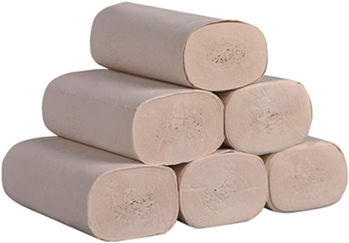 Bamboe Toiletpapier - Keukenrol - Huishoudelijk Gebruik - Zacht en Absorberend - 12 Rollen - Natuurlijk