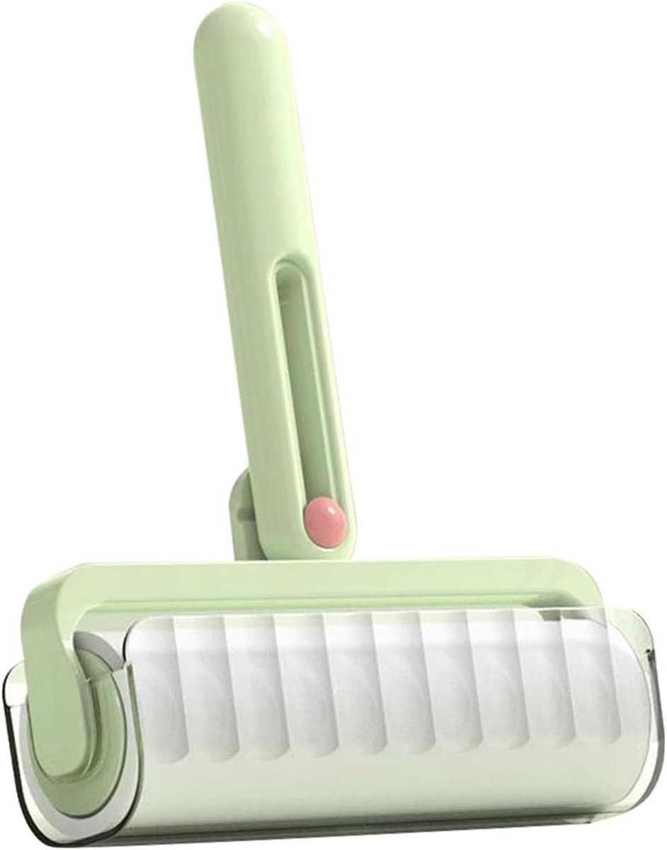 Pluisroller - Haarverwijderaar - Kleding Reinigen - Inklapbaar Ontwerp - 24 x 17.4 cm - Lichtgroen