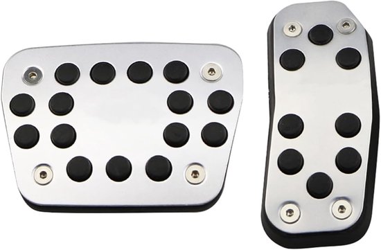 Pedaalbekleding Set - Gas Rem - Veiliger Rijden - Antislip Oppervlak - 3 Delig - Metaal — afbeelding 5