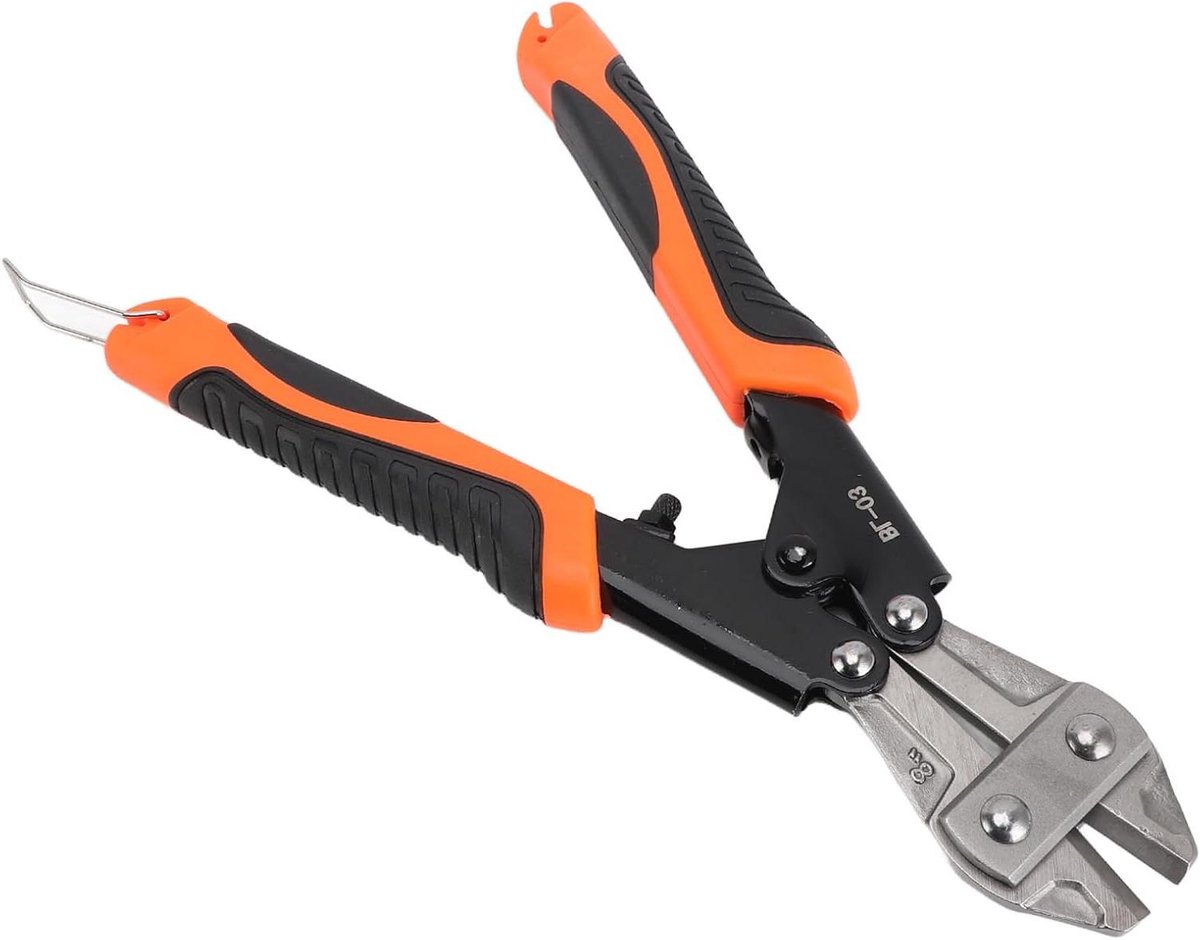 Betonschaar - Draadknipper - Klussen en Monteren - Veerwerking - 21.5 cm - Zwart