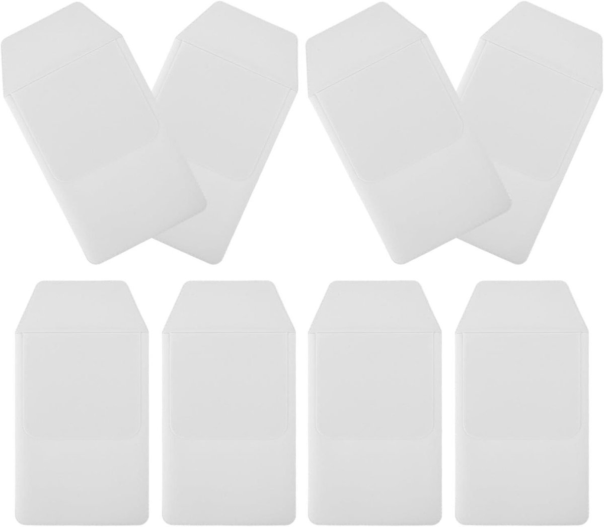 Pennenzak Organizer - Zakbeschermer - Kleding Beschermen - Lichtgewicht PVC - 8 Stuks - Wit