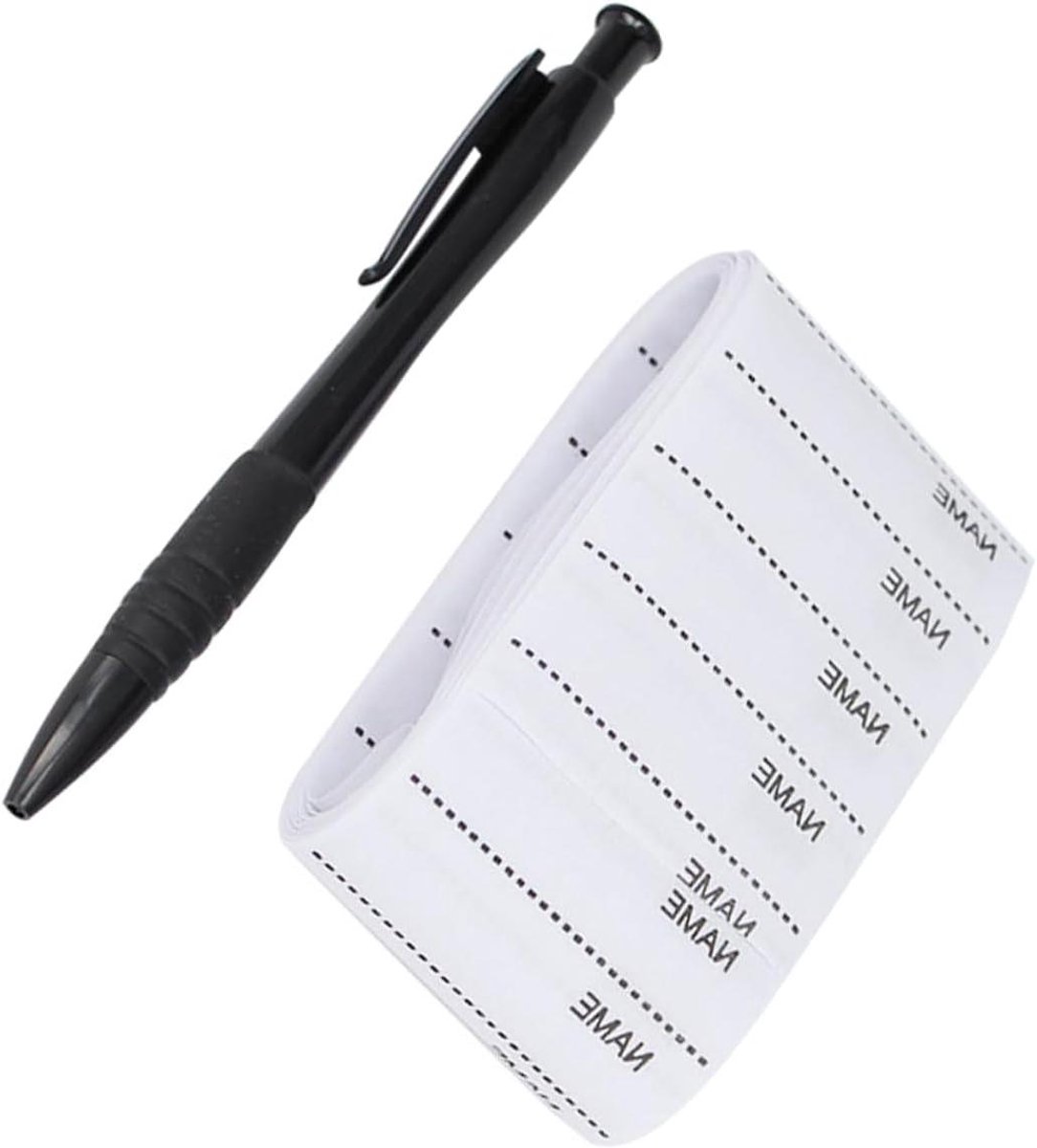 Naamlabels Kleding - Kledingstickers Was - Kleding Markeren - Machinewasbaar Polyester - 200 Stuks - Wit