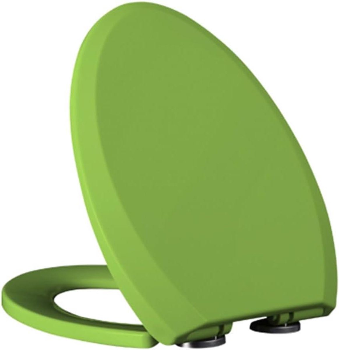 Toiletbril - Lang model - Badkamer Upgrade - Langzaam sluitend - Universeel - Groen