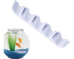 Aquarium Grind Verdeler - Landschap Barrière - Aquarium Inrichten - Transparant Ontwerp - 25 cm Breed - Transparant