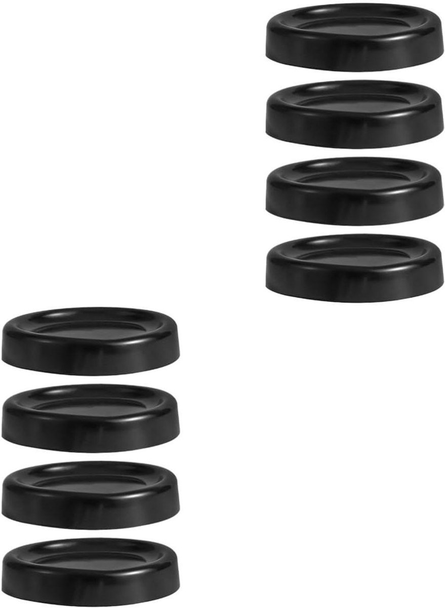 Wasmachine Antislipmat - Stabilisator Pads - Apparaten Stabiliseren - Trillingen Dempend - 8 Stuks - Zwart