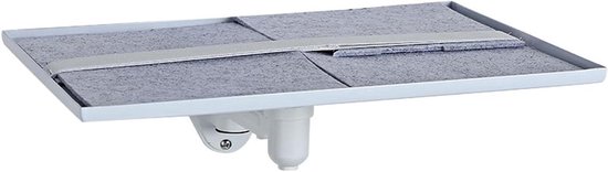 Projector beugel wit 33×24 cm, 360° draaibaar, stevige projector plank, draagkracht 5 kg, verstelbaar