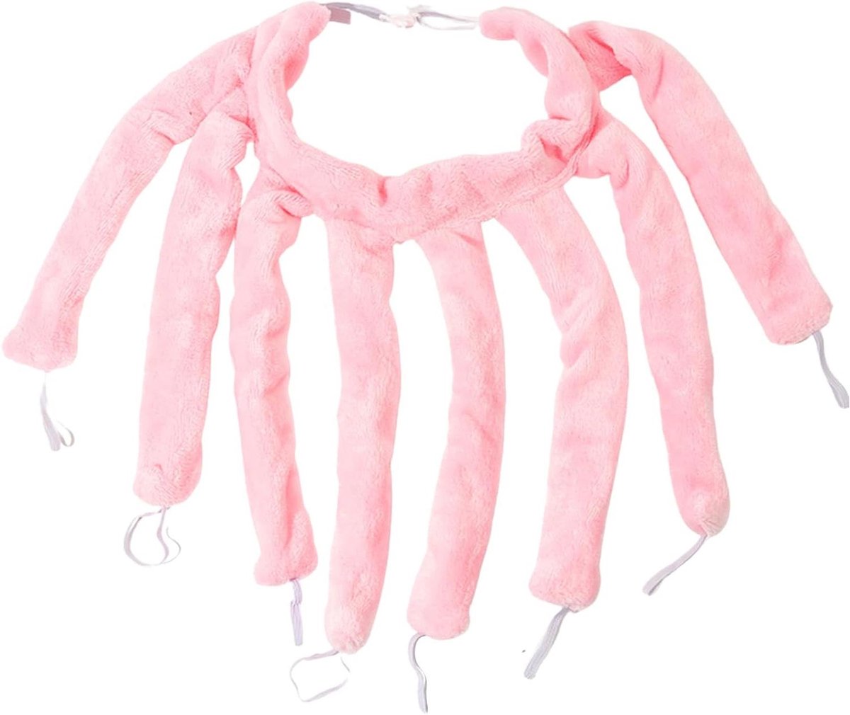 Krulhoofdband - Haarroller - Zonder Hitte Krullen - Octopus Ontwerp - 35 cm band - Roze