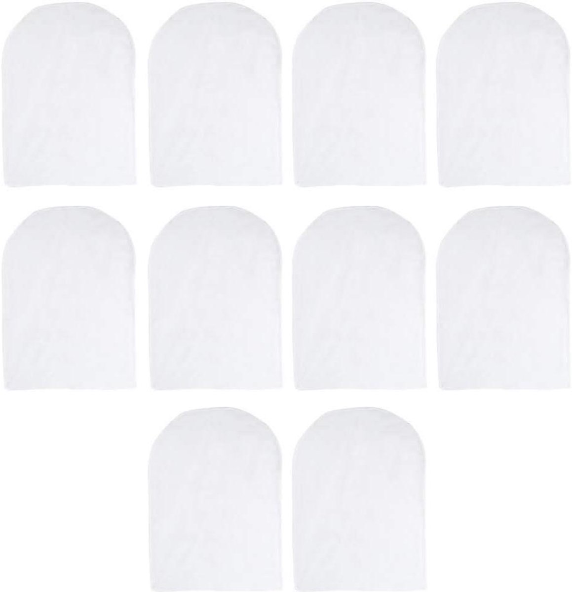 Kledinghoezen - Beschermhoezen - Kleding Opbergen - Ademend Materiaal - 10 Stuks - Helder