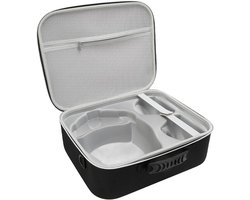 Generic Duurzame Harde Draagtas voor PS VR2 met Meervoudige Beschermingssponsjes en Draagbaar Ontwerp Schouderriem voor VR-accessoires Zwart/grijs