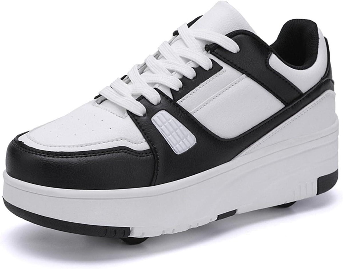 Schoenen met Wielen Skeelerschoenen Sneakers Buitenspelen Dubbele Rij Wielen Kindermaat Meerdere Kleuren