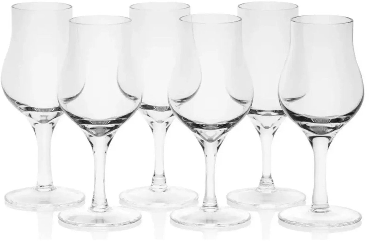 Whiskyglas Amber Tasting Set – 6 stuks in groothandelsverpakking - Amber Glass
