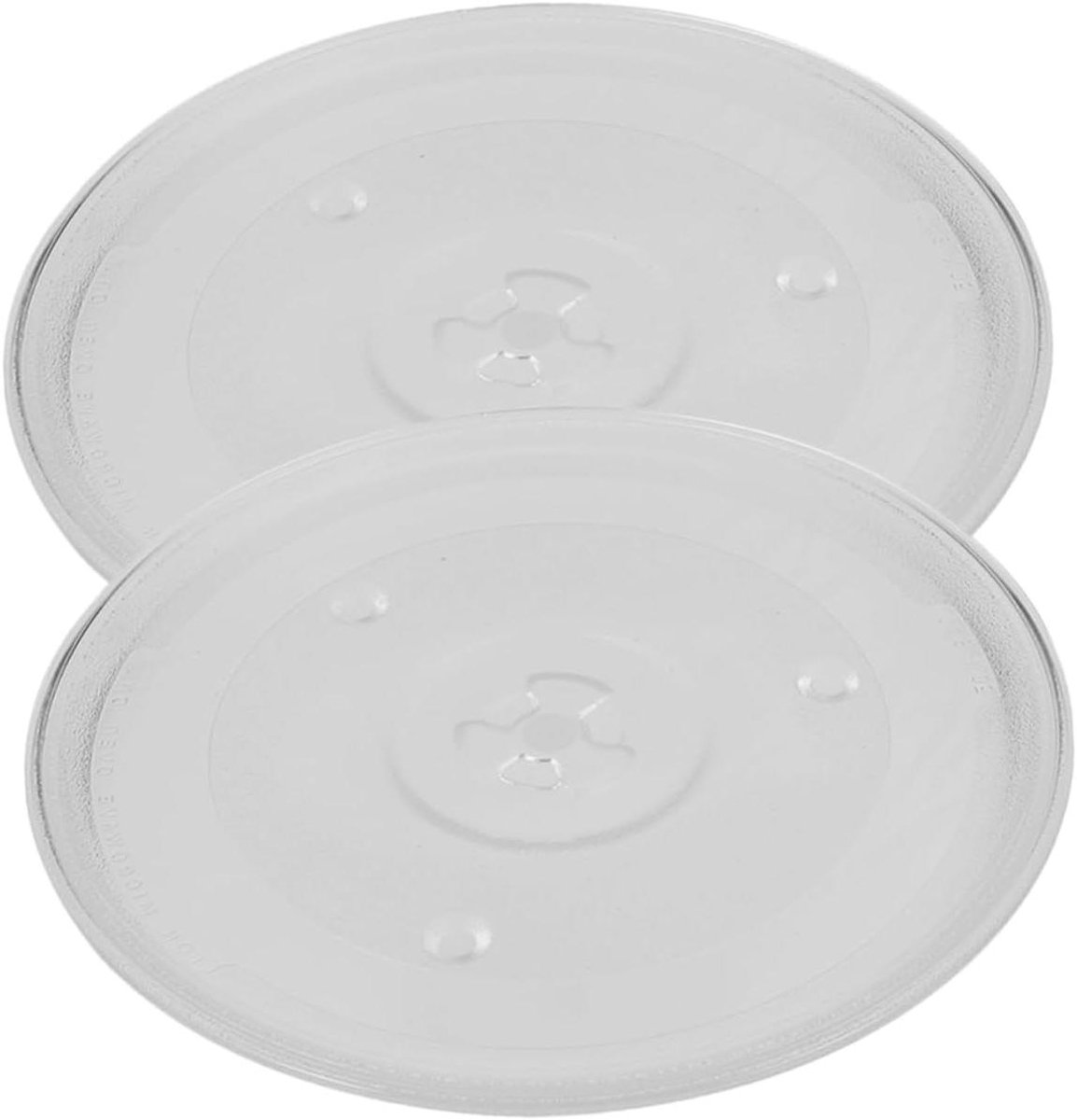 Magnetron Draaiplateau - Ovenplaat Glas - Voedsel Verwarmen - Hoge Duurzaamheid - 27 cm - Transparant