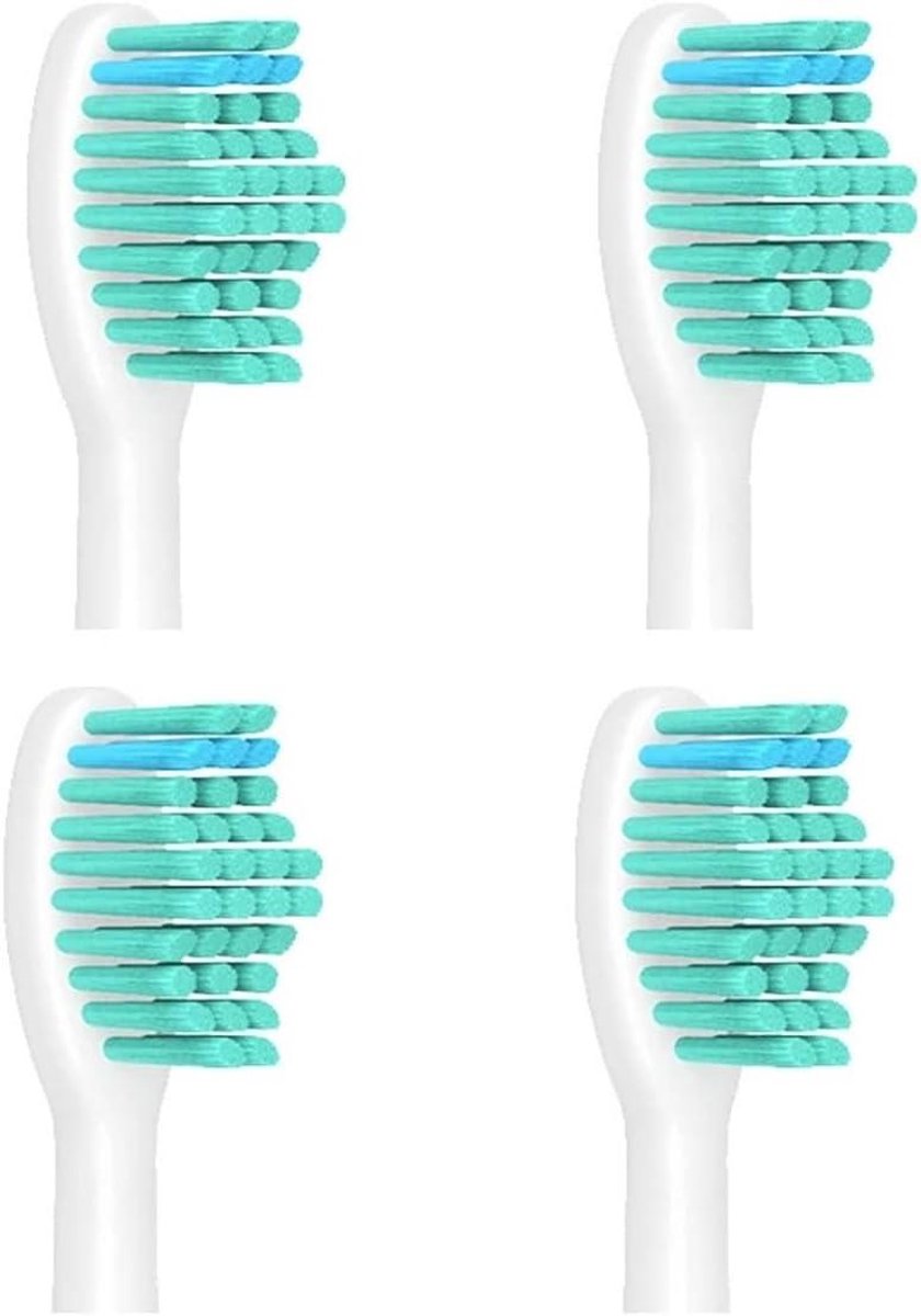 Reserve Tandenborstelkoppen - Opzetborstels Elektrische Tandenborstel - Mondhygiëne Verbeteren - Speciaal Ontworpen Compatibiliteit - 4 of 8 stuks - Wit