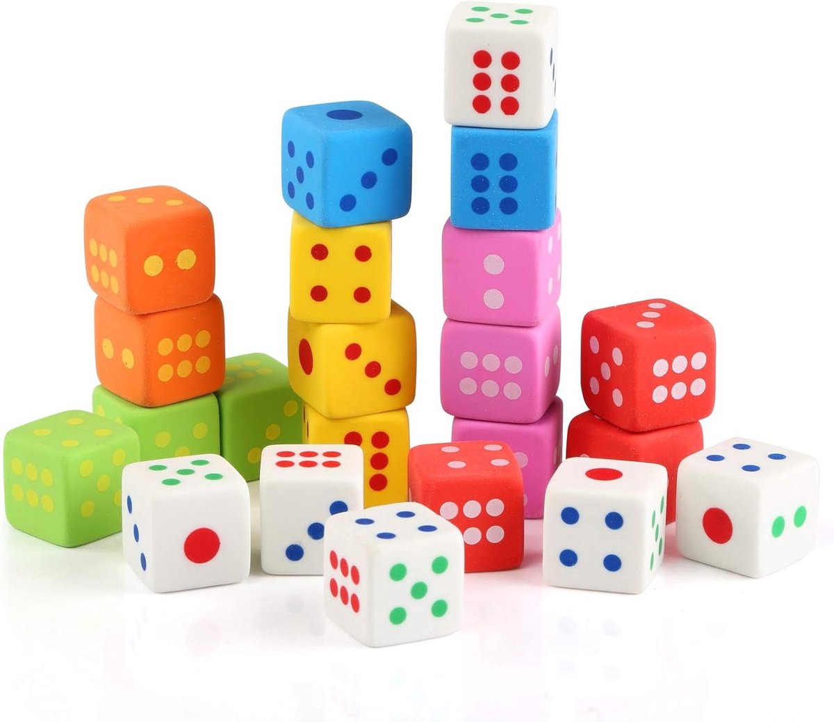 24 Stuks Kinderen Gum Set - Leuke Cadeaus voor de Eerste Schooldag in Diverse Kleuren