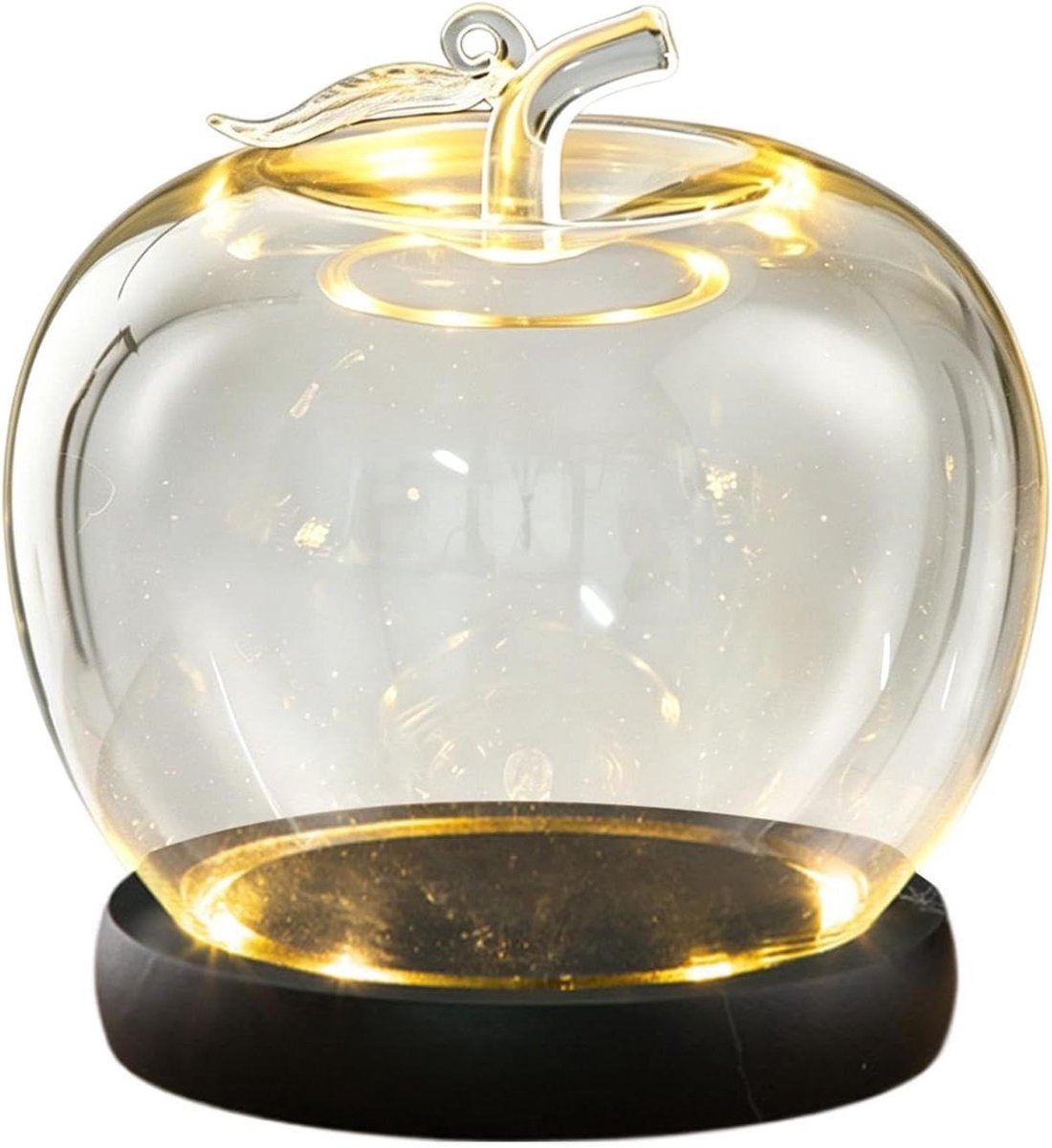 Glazen Stolp - Display Koepel - Verzamelen Tonen - Stofdichte Bescherming - 16.5cm Hoog - Zwart