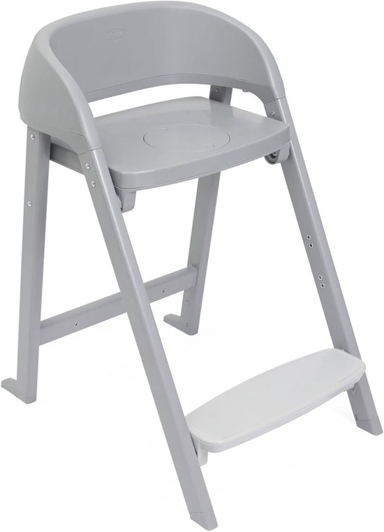 Kinderstoel - Stoel voor baby - Samen eten - Groei mee met kind - 110 cm hoog - Grijs — afbeelding 2
