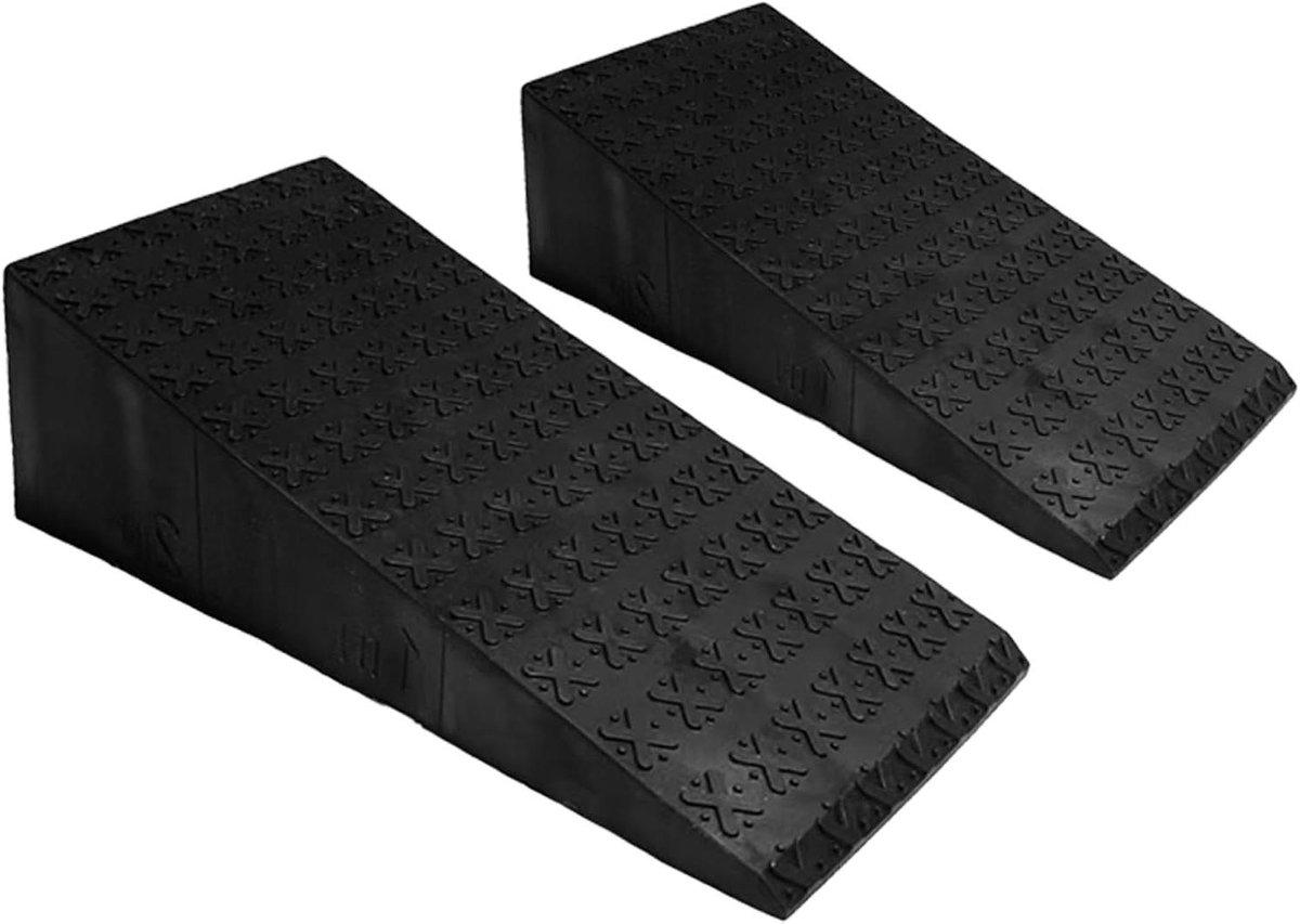Squat Blokken - Fitness Wiggen - Kracht Training - Verbeterde Stabiliteit - 30 x 15 x 15 cm - Zwart