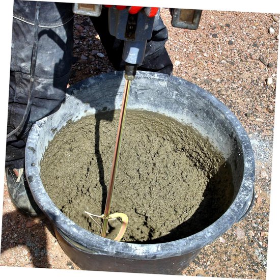 Boormachine Mengstaaf - Roerstaaf Vervanging - Verf Mengen - Efficiënte Warmteafvoer - 48.5 x 10.5 cm - Goud — afbeelding 2