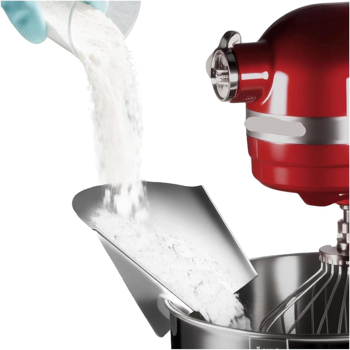 Mixer Stabilisator - Keukenmachine Beveiliging - Voorkom Kantelen - Stevig Metaal - 10x10x10 cm - Zilver