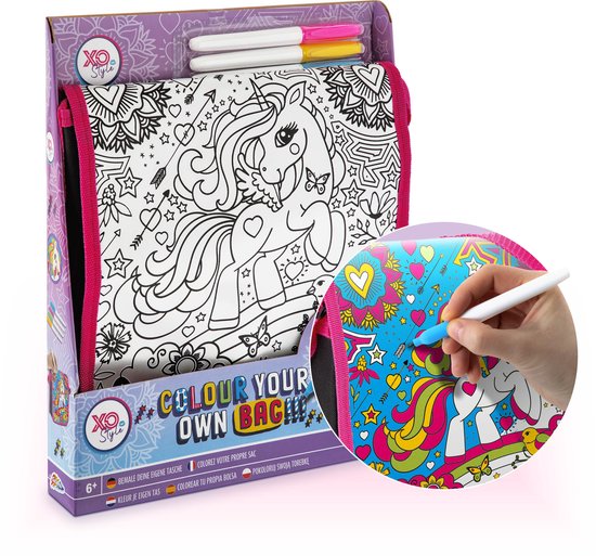 Unicorn Tas Kleuren - Unicorn Knutselpakketten voor Kinderen - Tekenpakketten voor Meisjes - Creatief Speelgoed Voor Meisjes Vanaf 6 Jaar - Magisch Unicorn Knutselset Cadeau - Joya Creative