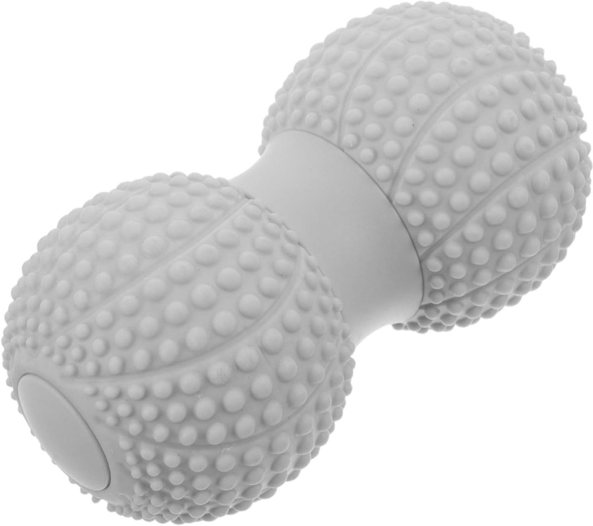 Massagebal - Fascia bal Yogabal - Spierontspanning - Diepe weefsel massage - 13 x 6 x 6 cm - Grijs