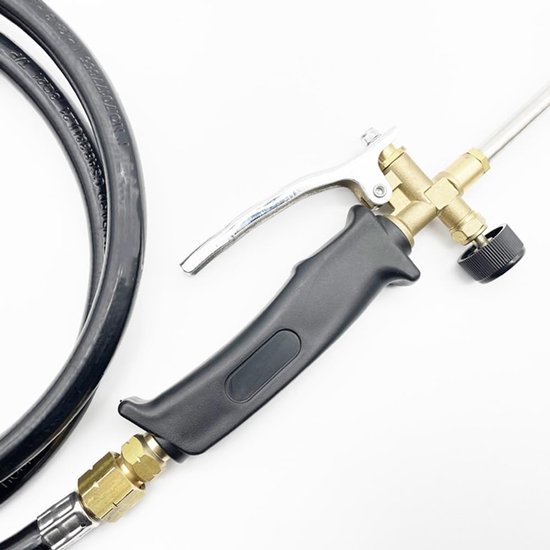 Propaan Torch Brander - Onkruidbrander Tuinbrander - Onkruid Verwijderen - Draagbaar Ontwerp - 1 Stuks - Zilver — afbeelding 2