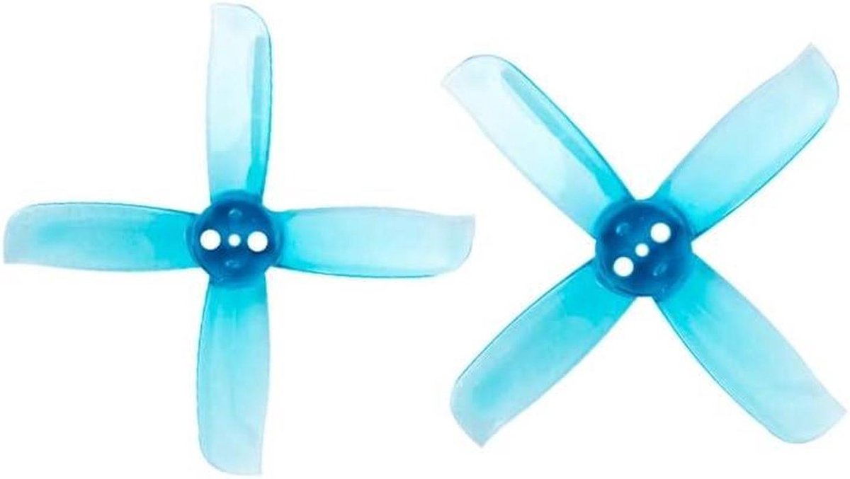 Drone Propellers - Vervangende Onderdelen - FPV Racing - 4-Blads Ontwerp - 2X3.6X4 - Paris Blue