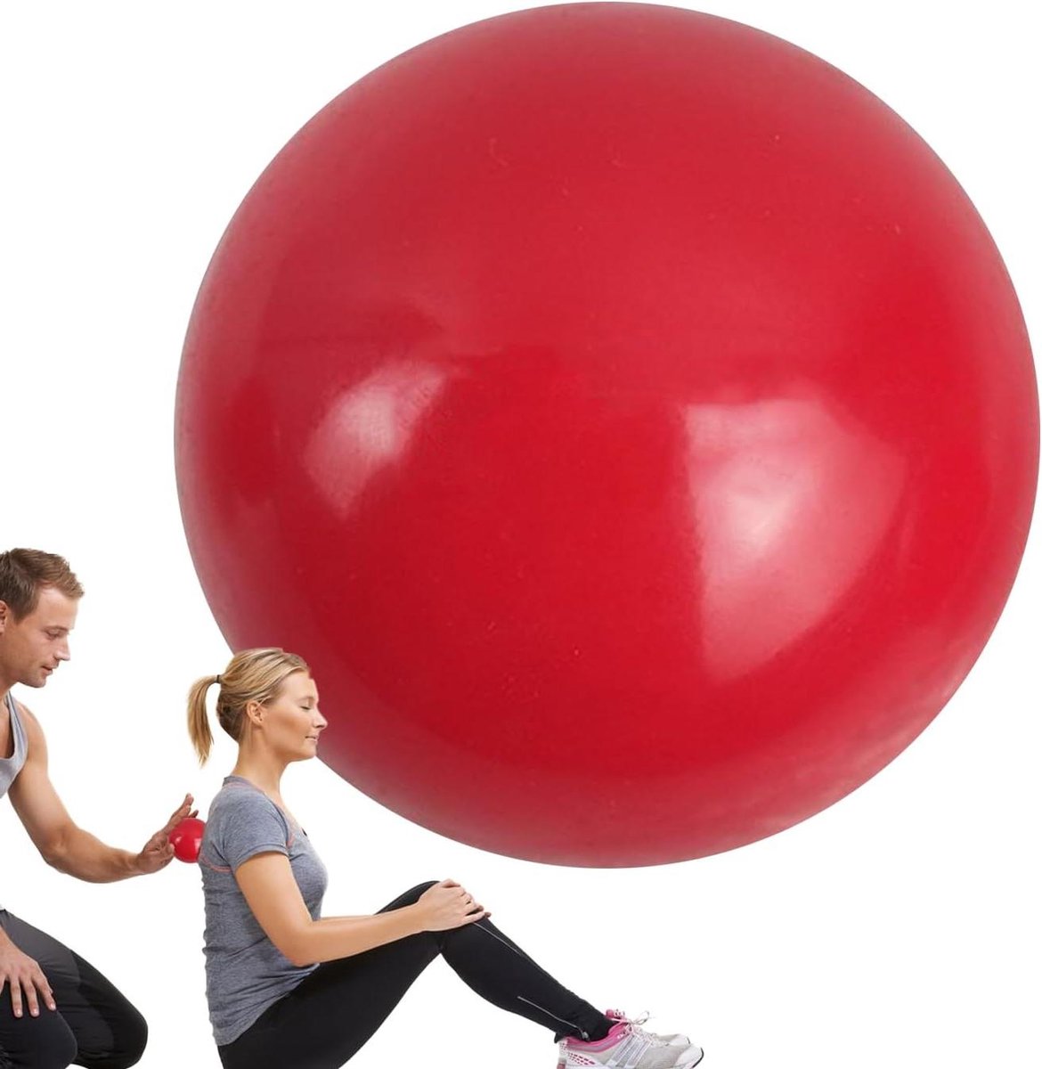 Massagebal - Trigger Point Tool - Spierontspanning - Hoge Elasticiteit PVC - 10 cm - Rood