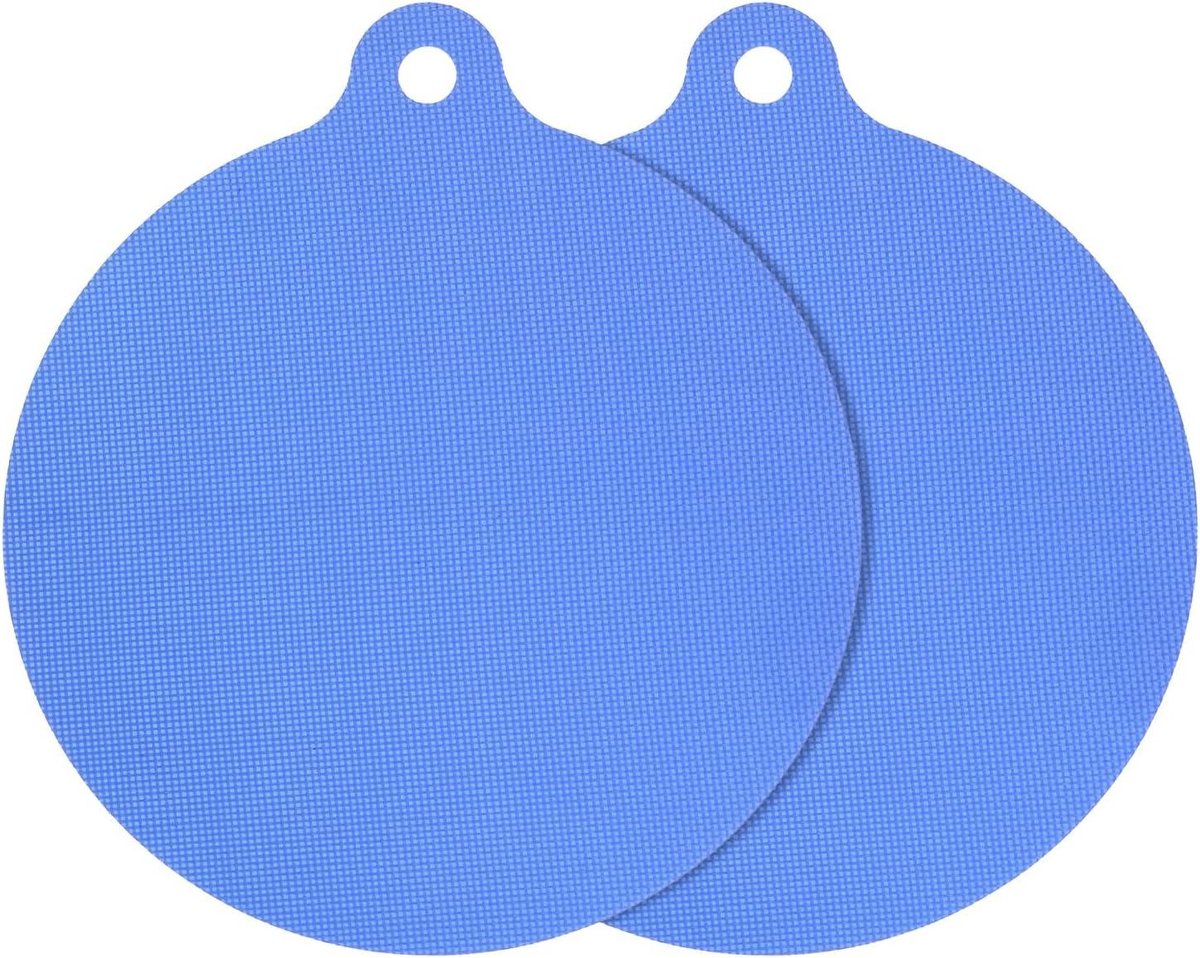 Beschermmatten Inductiekookplaat - Siliconen Matten - Koken Beschermen - Hittebestendig Antislip - 25 x 22 cm - Blauw