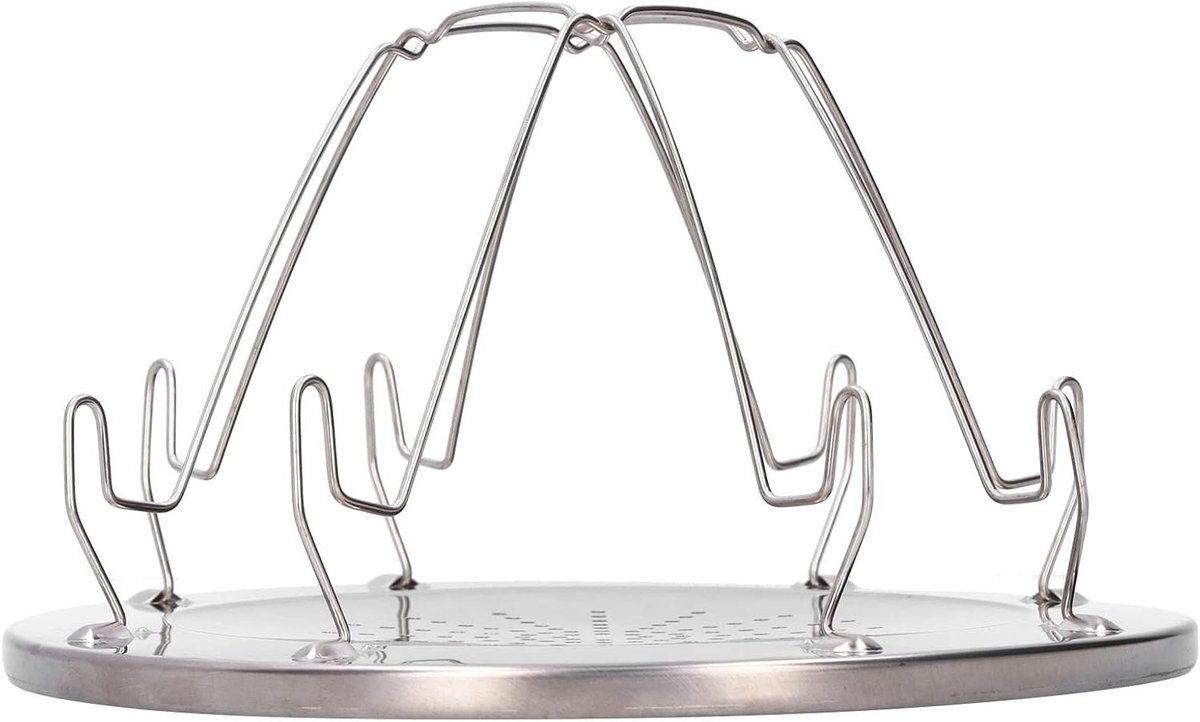 Broodrooster Rek - Camping Broodrooster - Buiten Bakken - Opvouwbaar Ontwerp - Voor 4 Sneetjes - Zilver